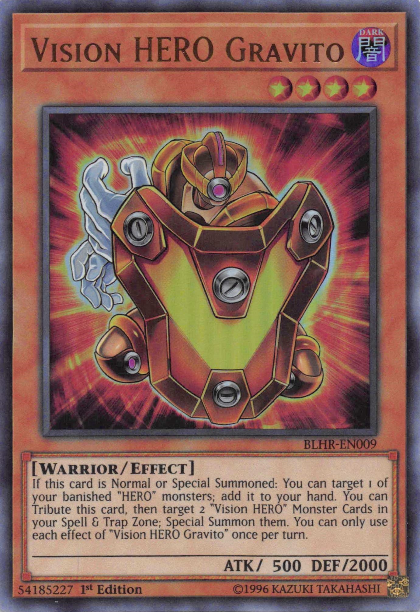 Vision Hero Gravito [BLHR-EN009] Ultra Rare