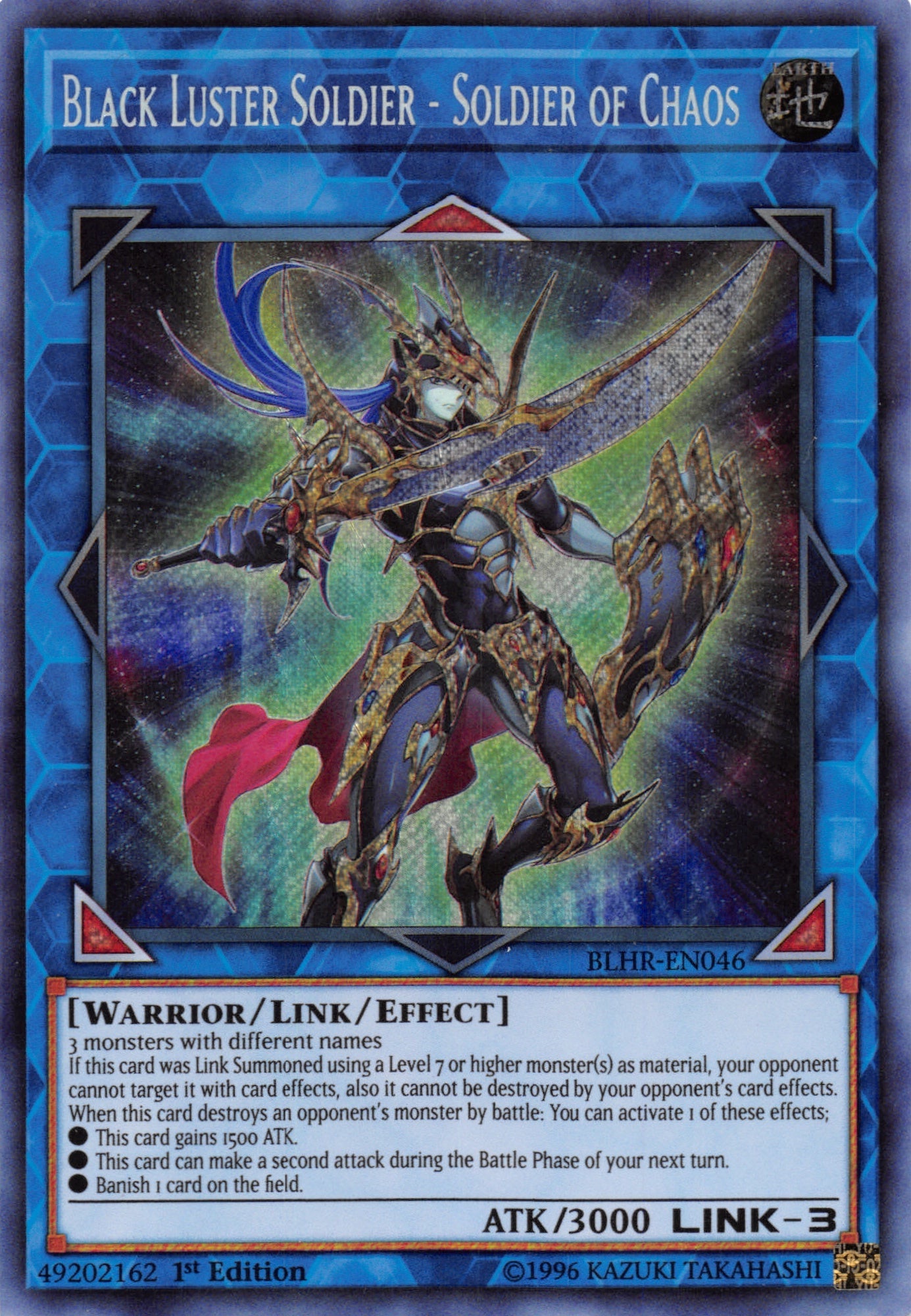 Black Luster Soldier - Soldier of Chaos [BLHR-EN046] Secret Rare