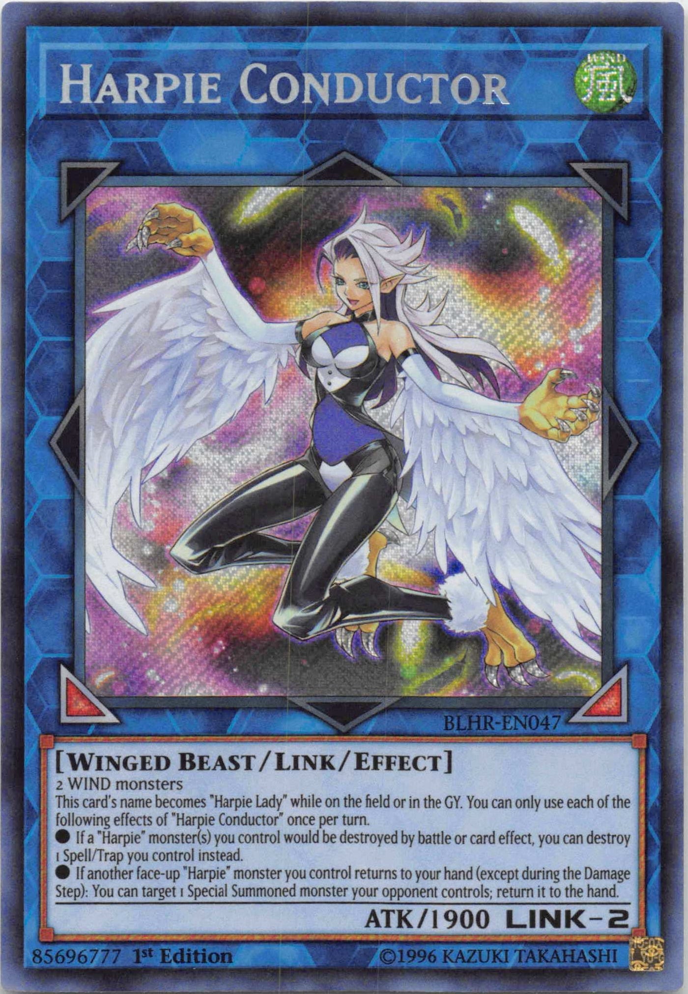 Harpie Conductor [BLHR-EN047] Secret Rare