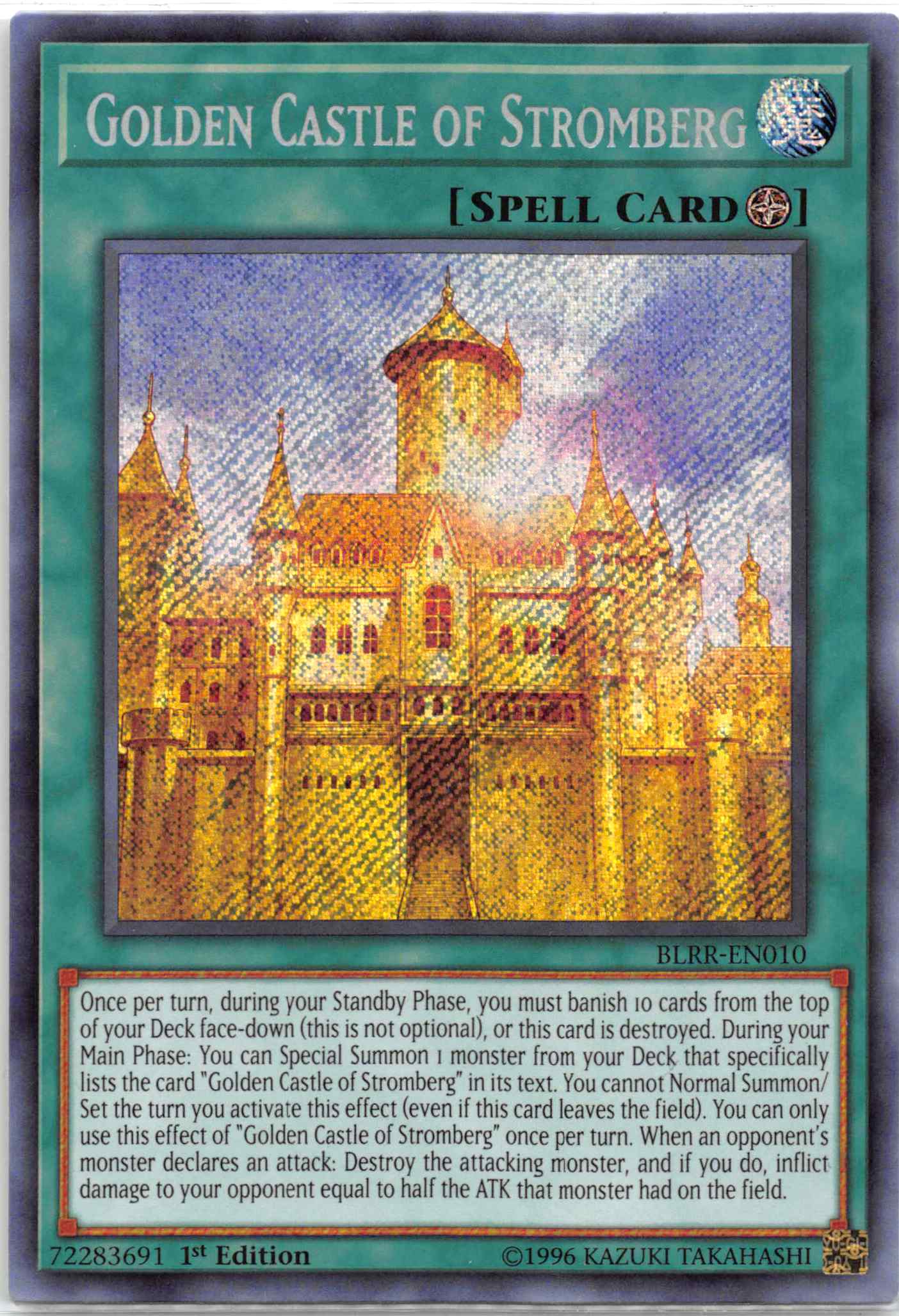 Golden Castle of Stromberg [BLRR-EN010] Secret Rare