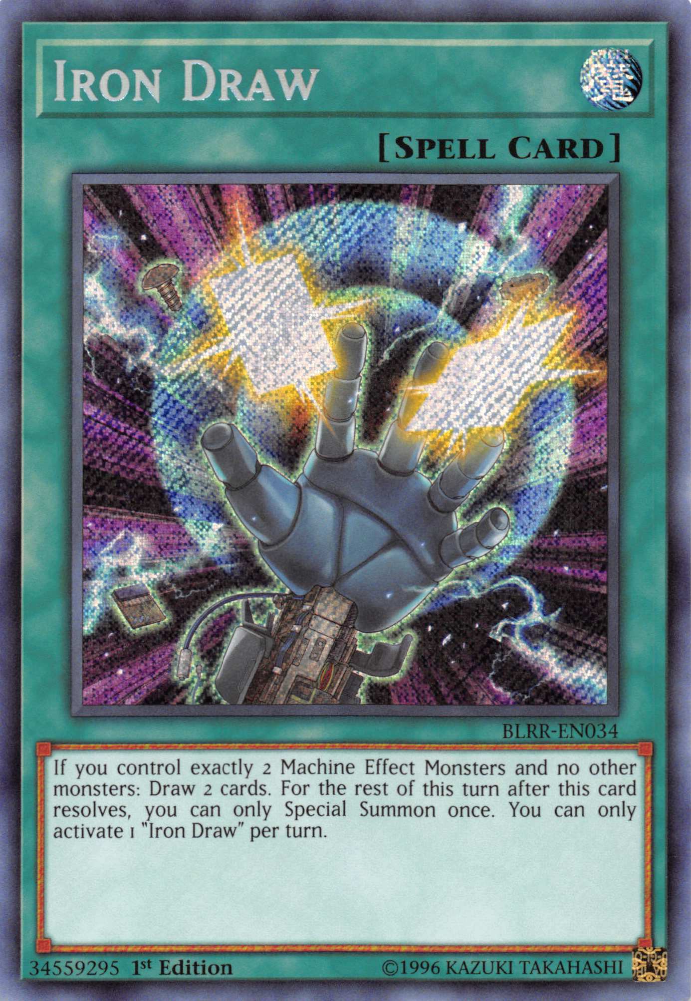 Iron Draw [BLRR-EN034] Secret Rare