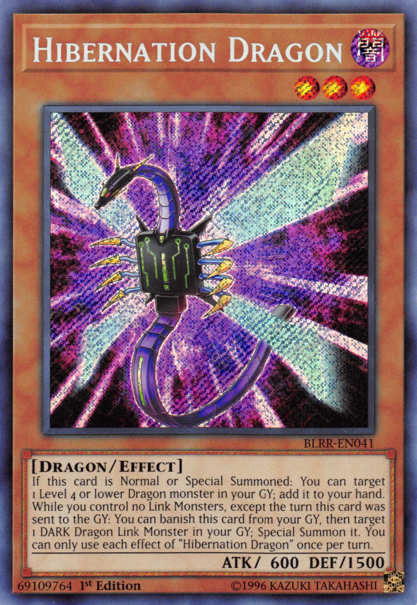 Hibernation Dragon [BLRR-EN041] Secret Rare