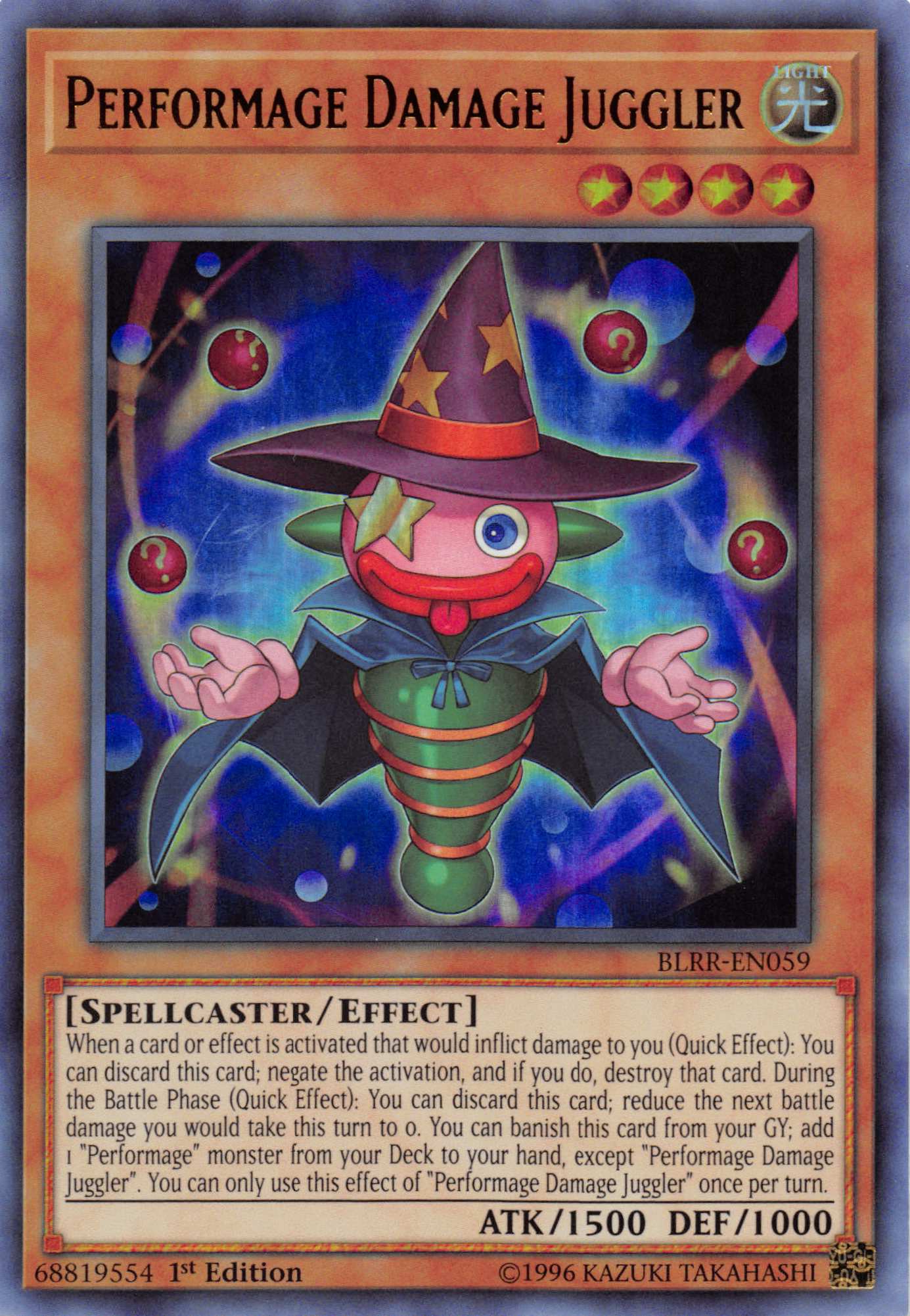 Performage Damage Juggler [BLRR-EN059] Ultra Rare