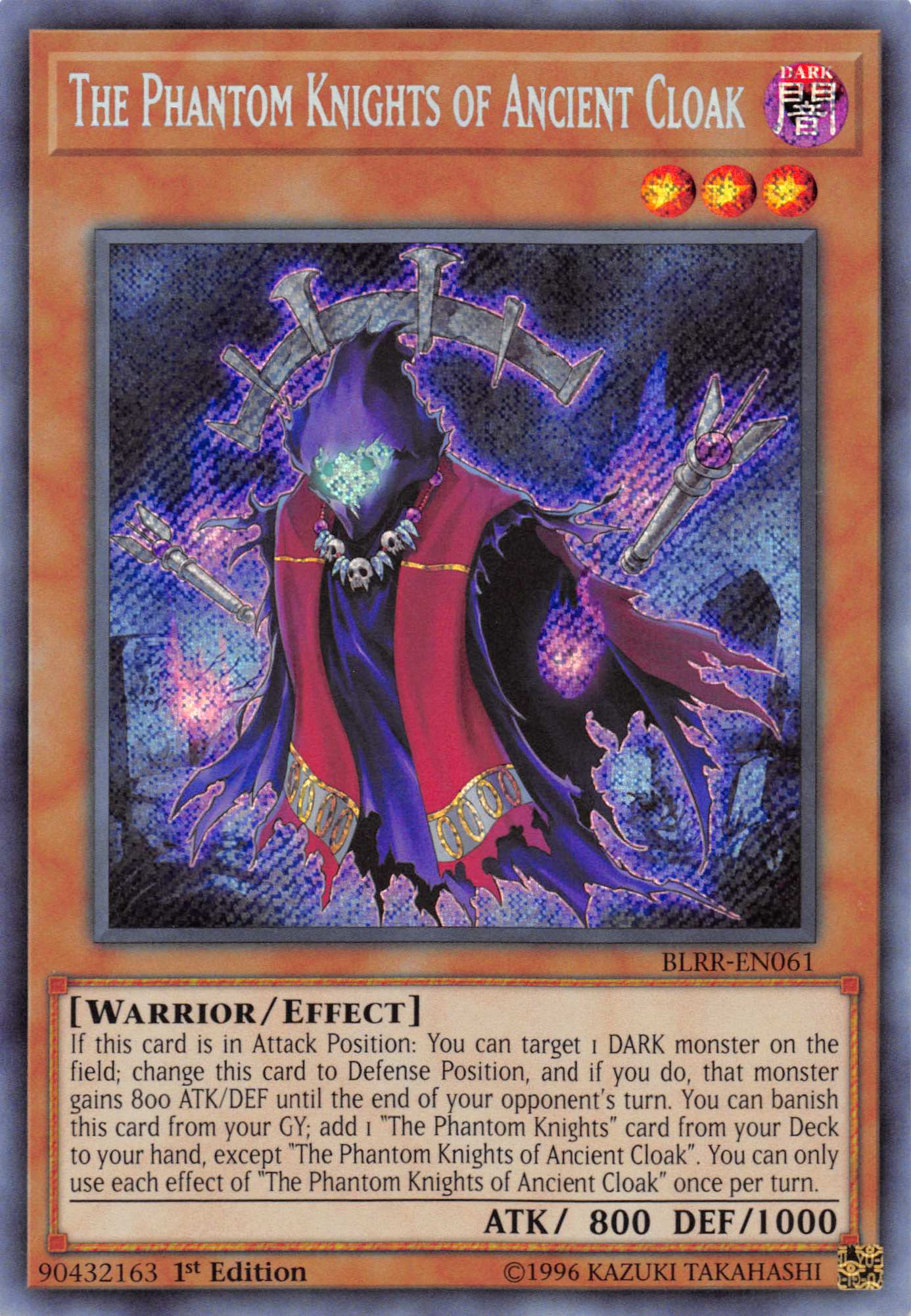 The Phantom Knights of Ancient Cloak [BLRR-EN061] Secret Rare