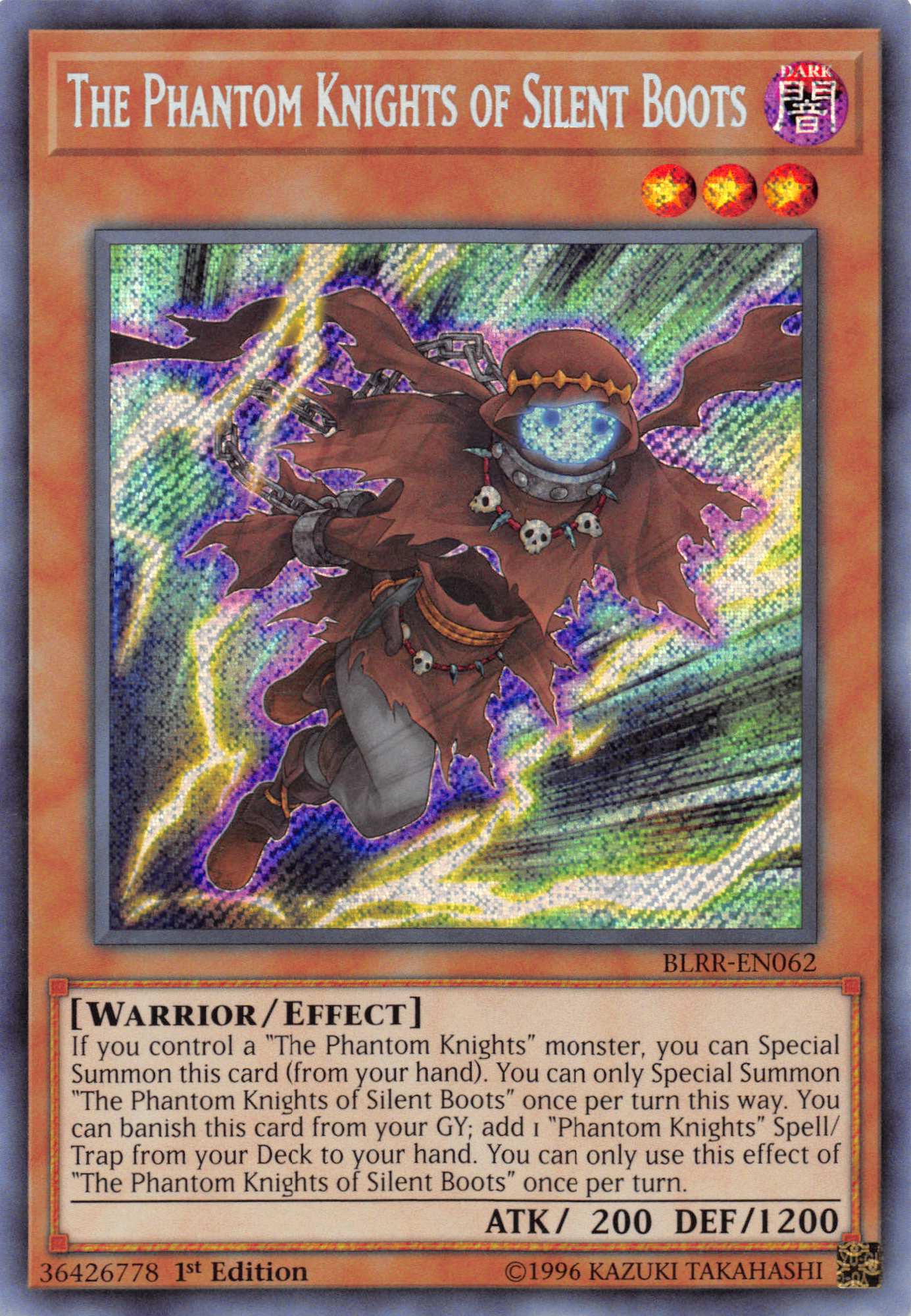 The Phantom Knights of Silent Boots [BLRR-EN062] Secret Rare