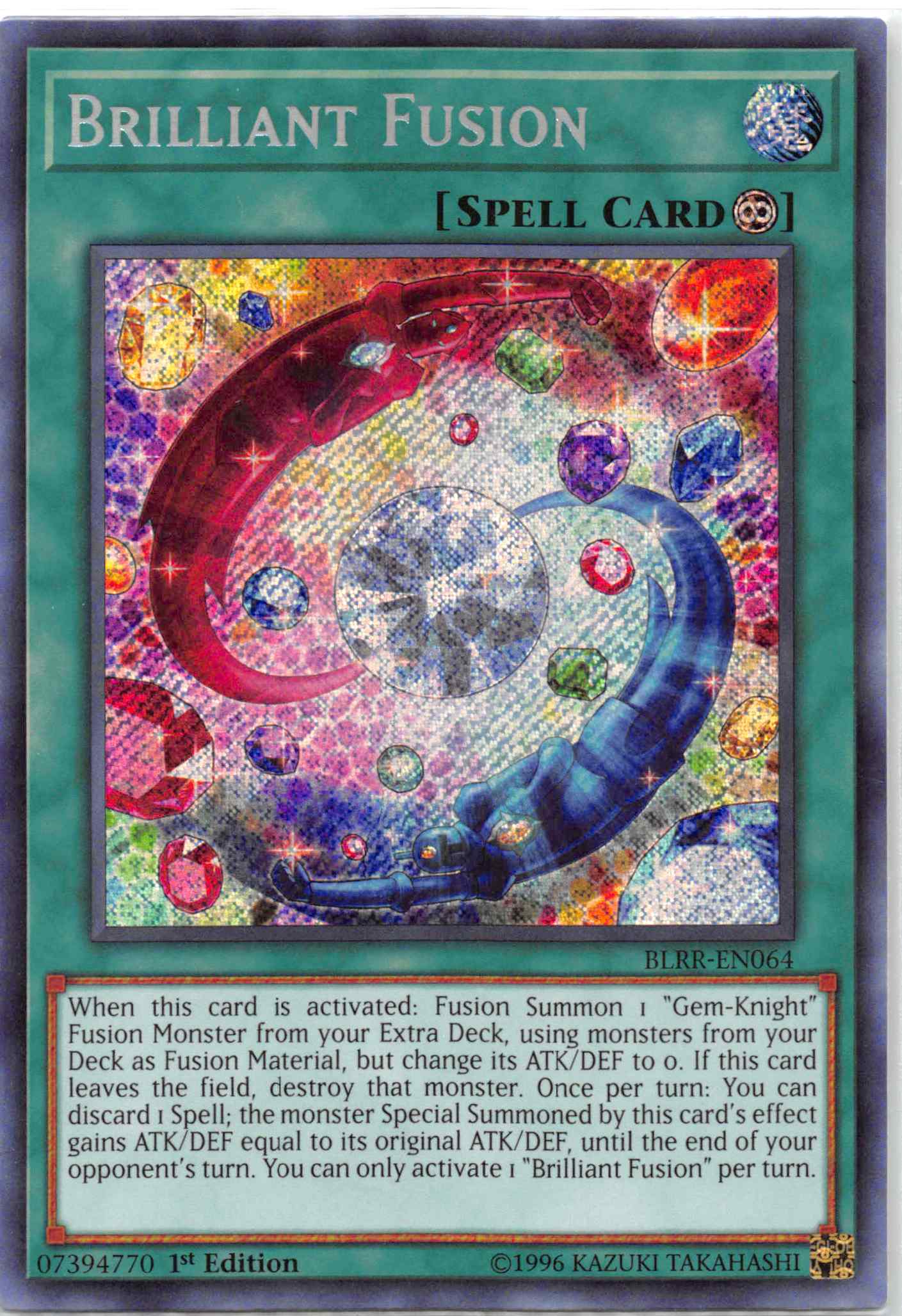 Brilliant Fusion [BLRR-EN064] Secret Rare