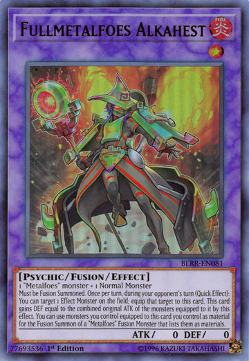 Fullmetalfoes Alkahest [BLRR-EN081] Ultra Rare
