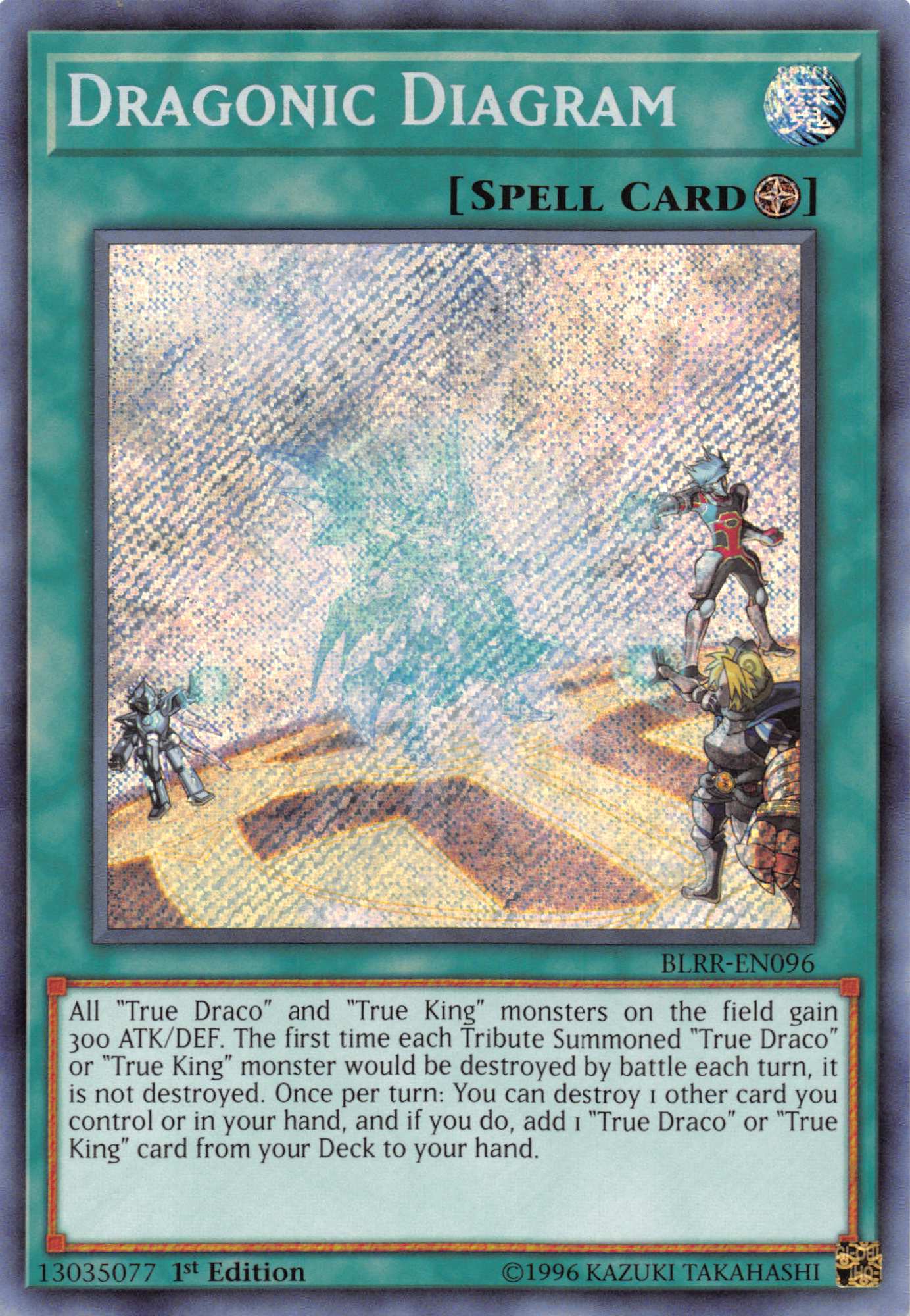 Dragonic Diagram [BLRR-EN096] Secret Rare