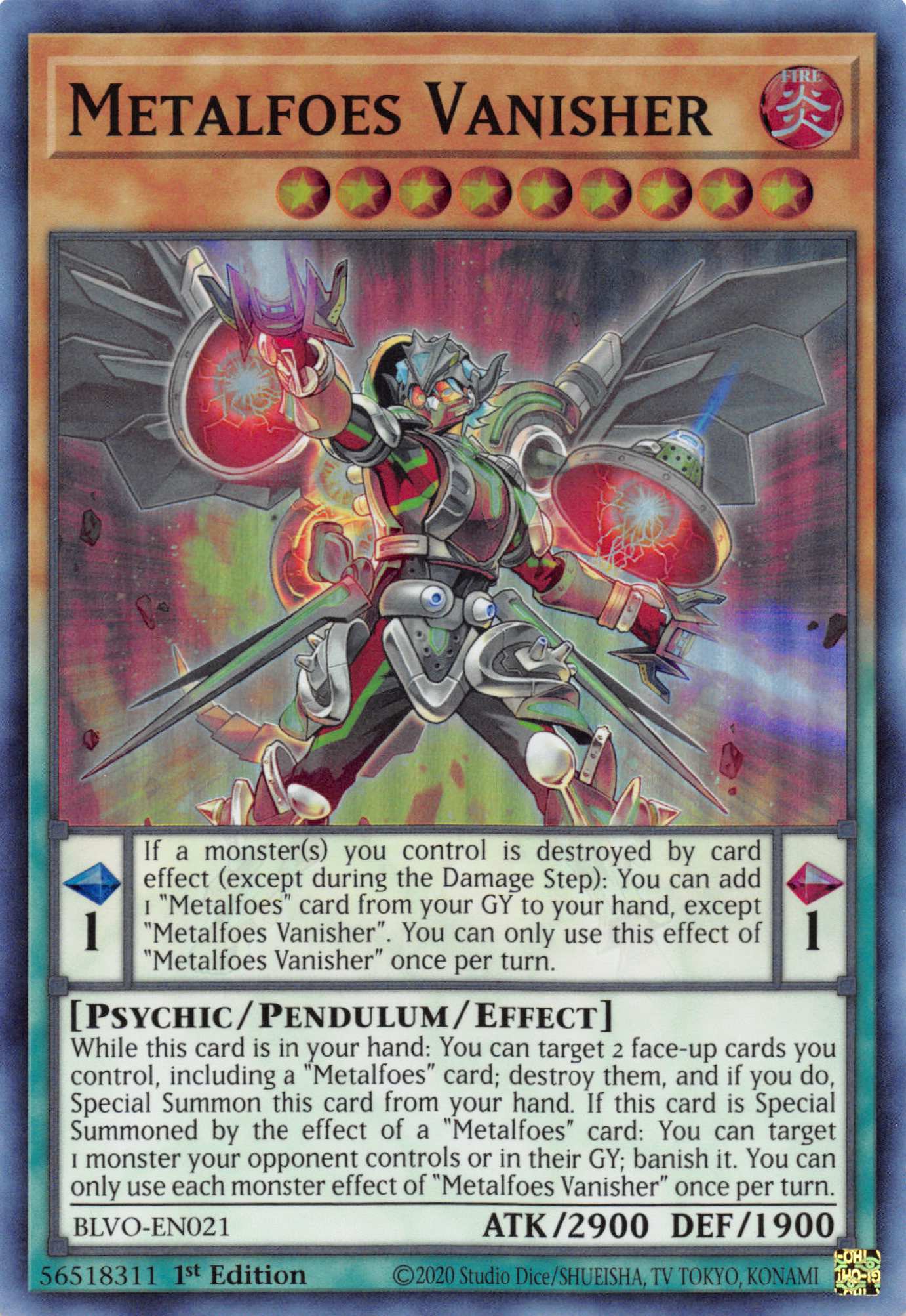 Metalfoes Vanisher [BLVO-EN021] Super Rare