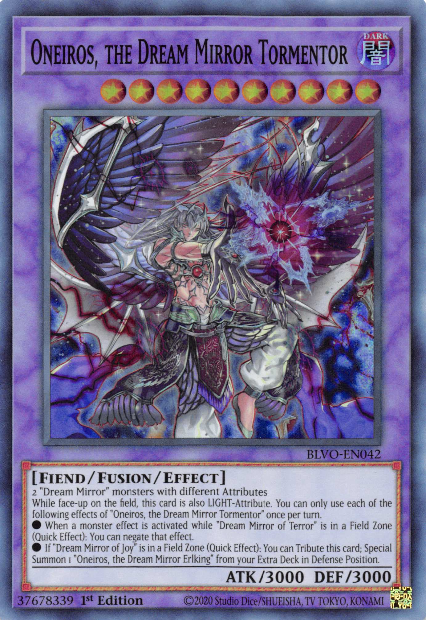 Oneiros, the Dream Mirror Tormentor [BLVO-EN042] Super Rare