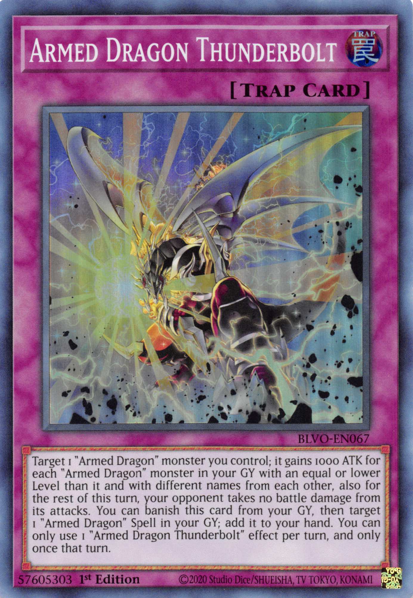 Armed Dragon Thunderbolt [BLVO-EN067] Super Rare