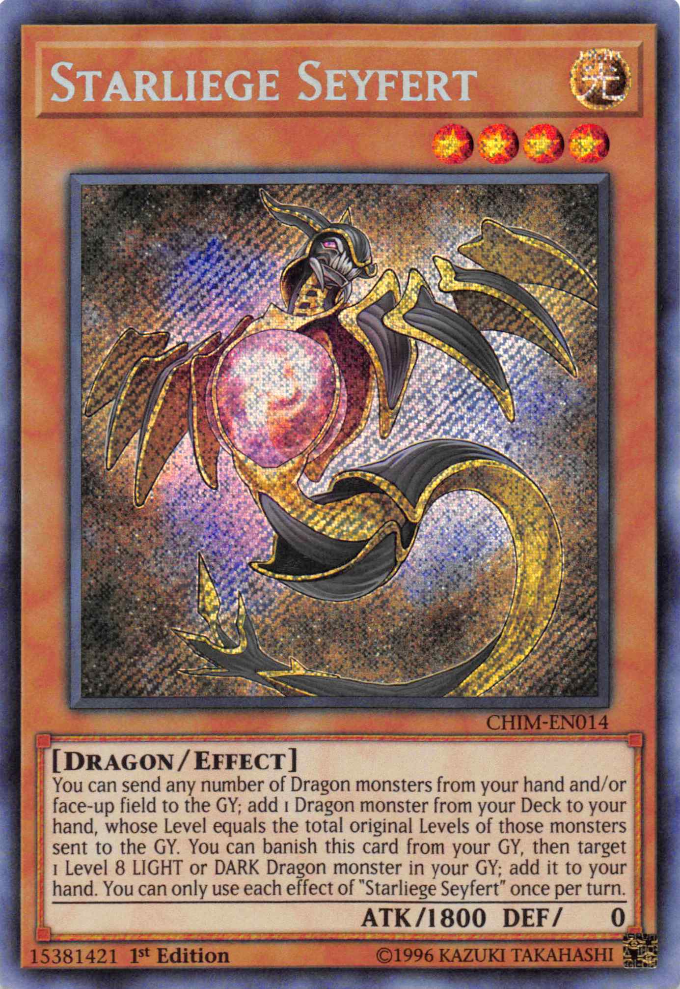 Starliege Seyfert [CHIM-EN014] Secret Rare