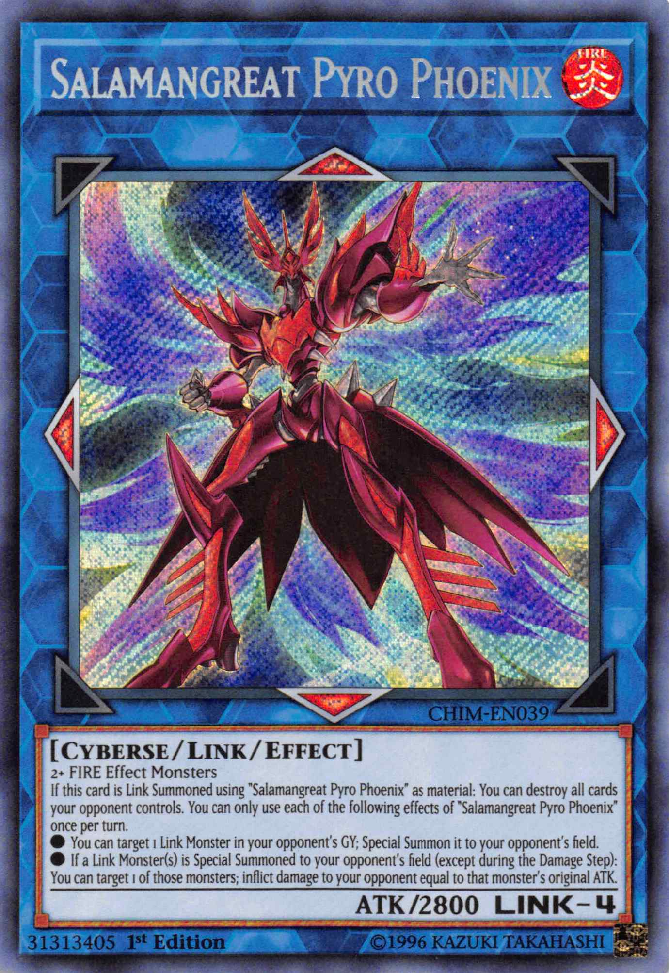 Salamangreat Pyro Phoenix (Starlight Rare) [CHIM-EN039] Starlight Rare