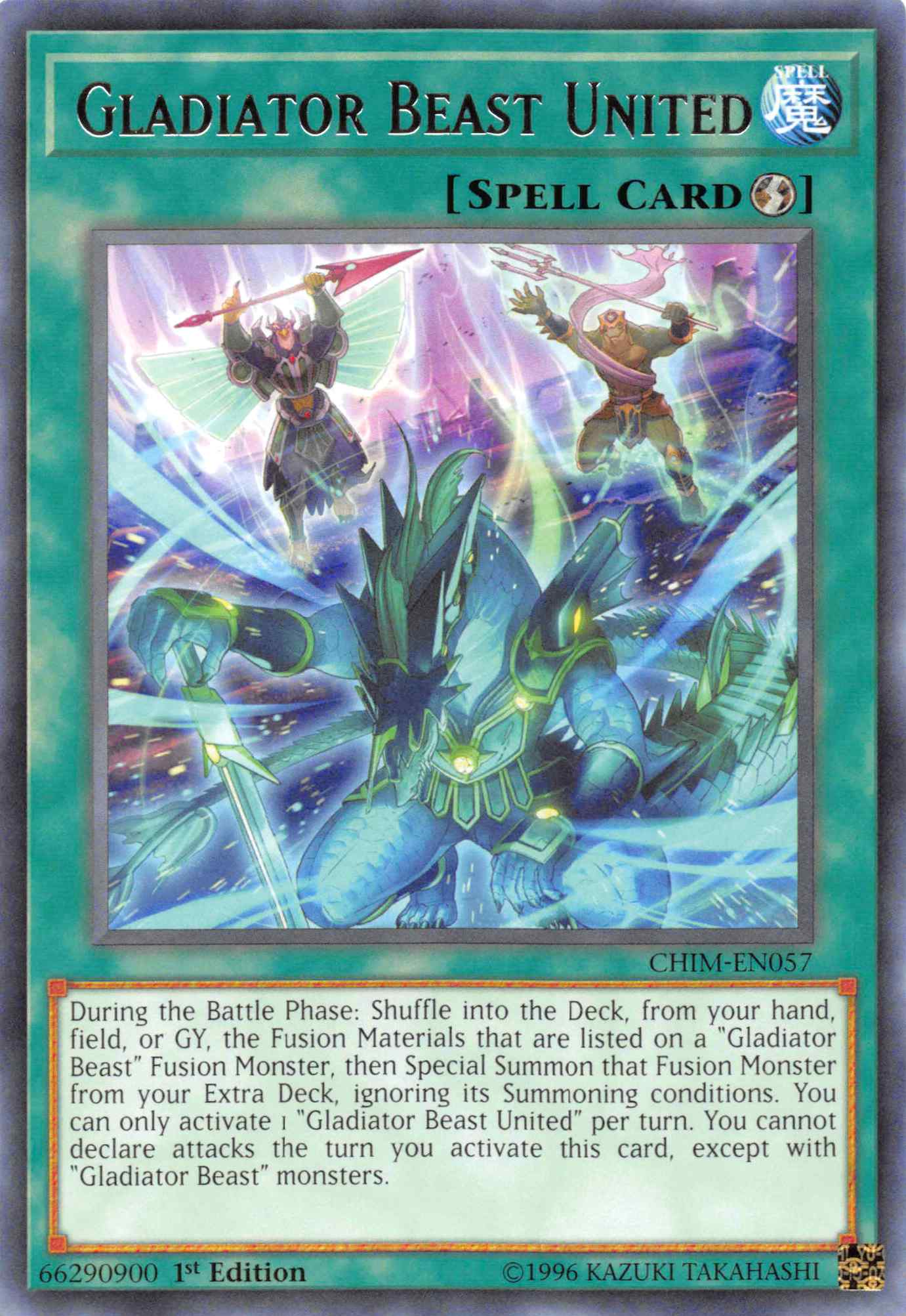 Gladiator Beast United [CHIM-EN057] Rare