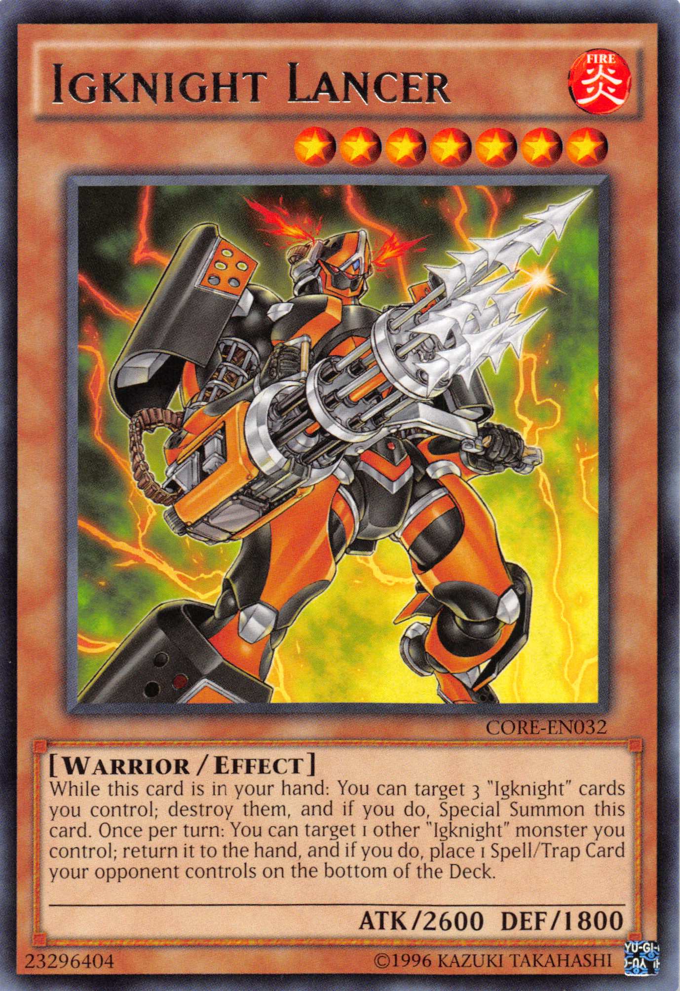 Igknight Lancer [CORE-EN032] Rare