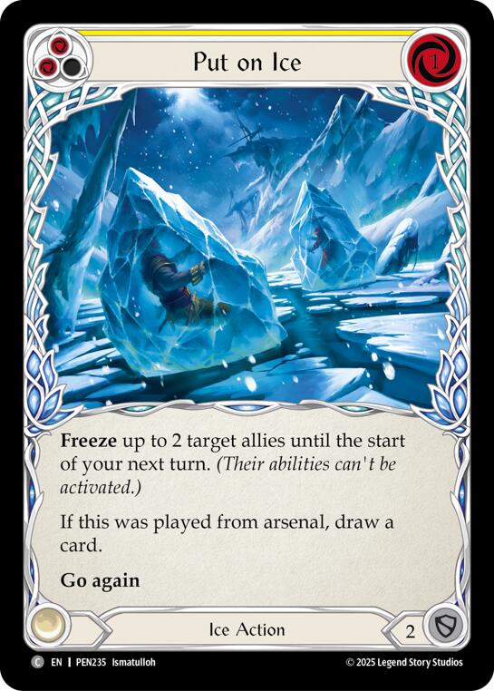Put On Ice (Yellow)