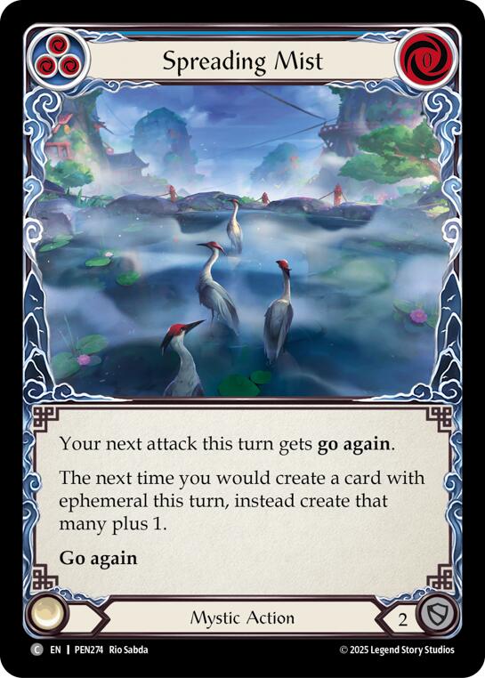 Spreading Mist (Blue)