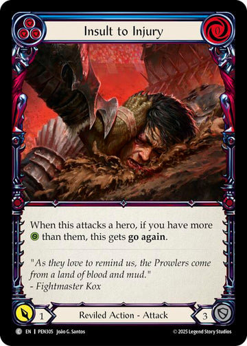 Insult To Injury (Blue)