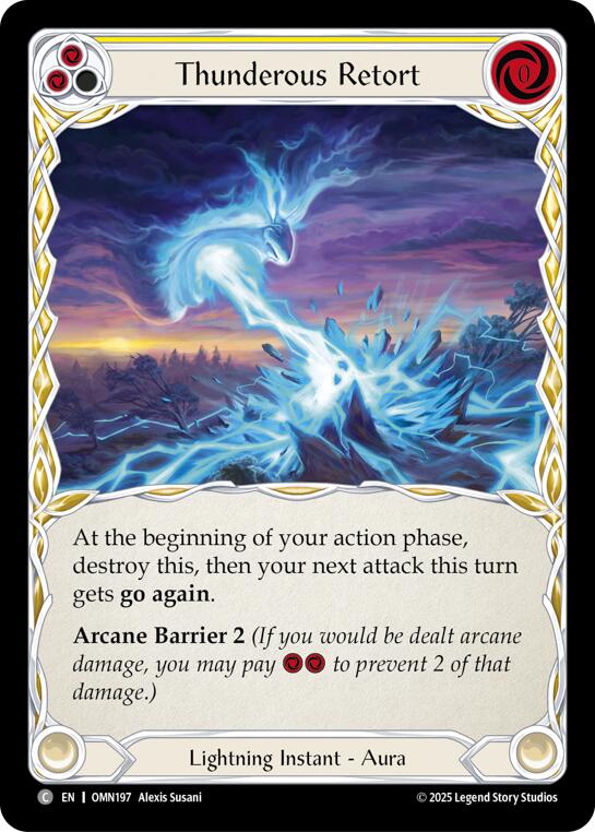 Thunderous Retort (Yellow)
