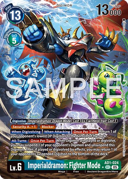 Imperialdramon: Fighter Mode - AD1-024 (Alternate Art)