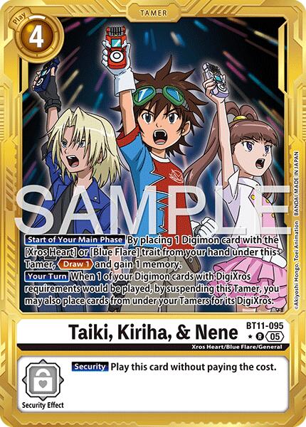 Taiki, Kiriha, & Nene (Gold Border)