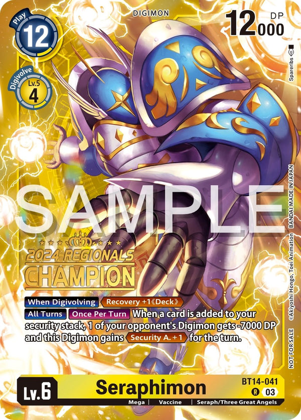 Seraphimon (2024 Regionals Champion)