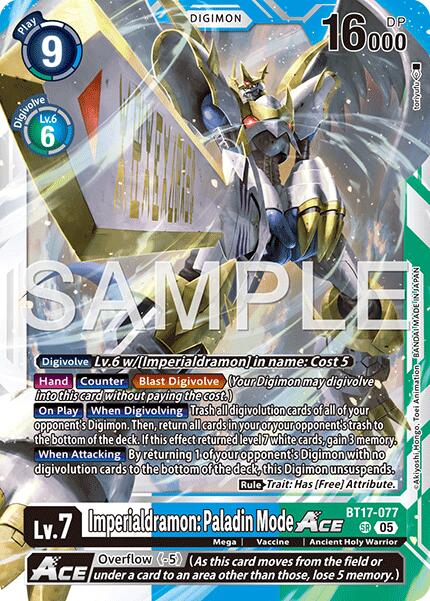 Imperialdramon: Paladin Mode ACE (Reprint)