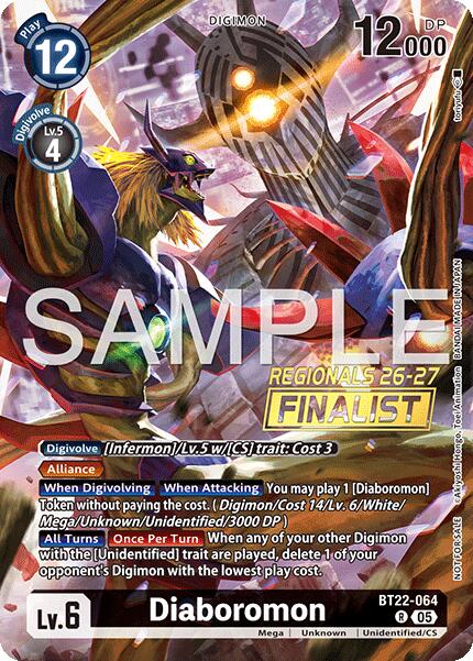 Diaboromon (Regionals 26-27 Season 1 Finalist)