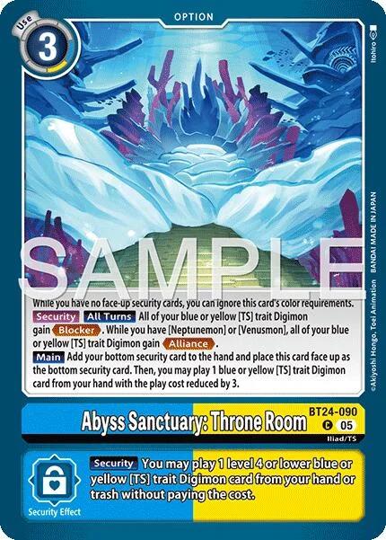 Abyss Sanctuary: Throne Room