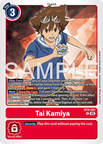 Tai Kamiya - BT6-087 (Reprint)