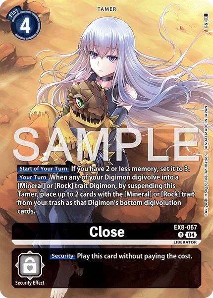 Close (Digimon Liberator Debuggers Set)