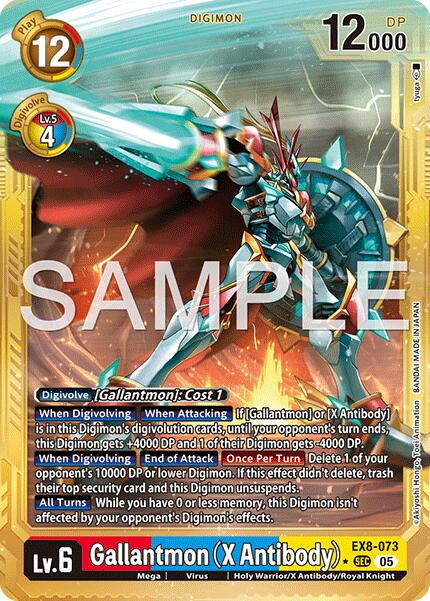 Gallantmon (X Antibody) (Gold Border)