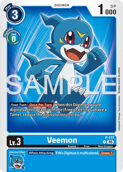 Veemon - P-117 (Reprint)