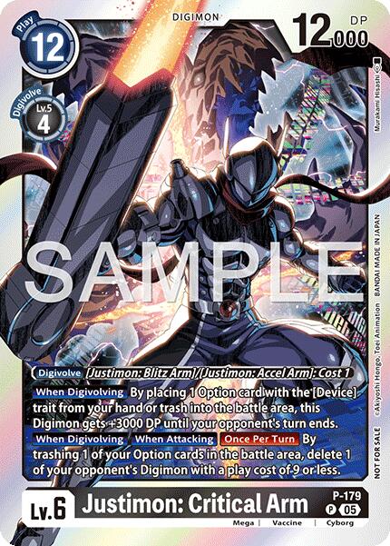 Justimon: Critical Arm (Event Pack 8)