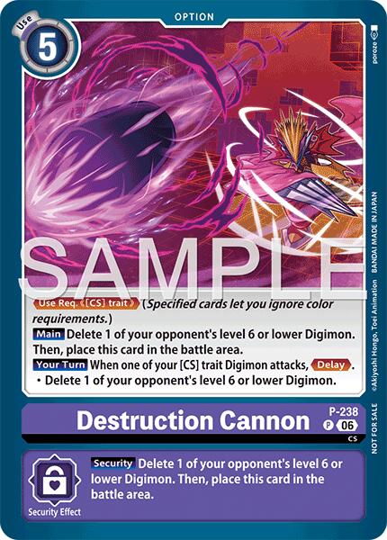 Destruction Cannon (Store Tournament 2026 Vol. 2 Participation Pack)