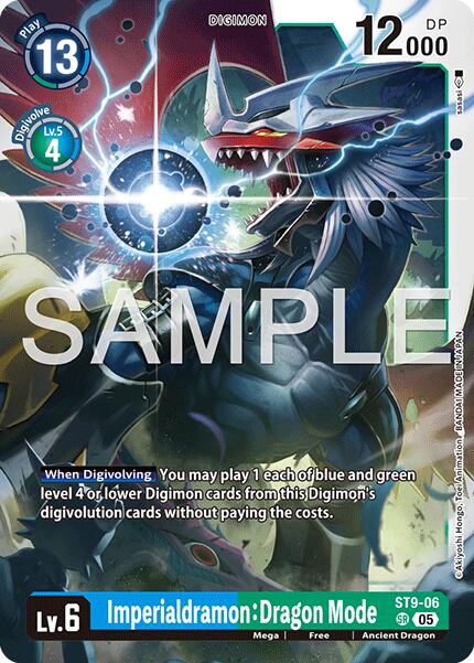 Imperialdramon: Dragon Mode - ST9-06 (Reprint)