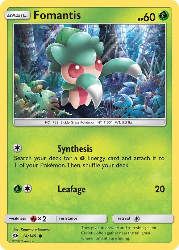 Fomantis [14/149] [Sun & Moon Base Set]