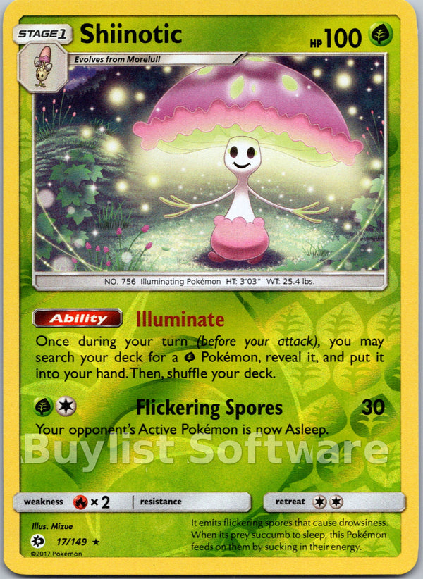 Shiinotic [17/149] [Sun & Moon Base Set] Reverse Holofoil