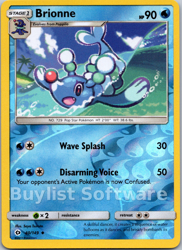 Brionne [40/149] [Sun & Moon Base Set] Reverse Holofoil