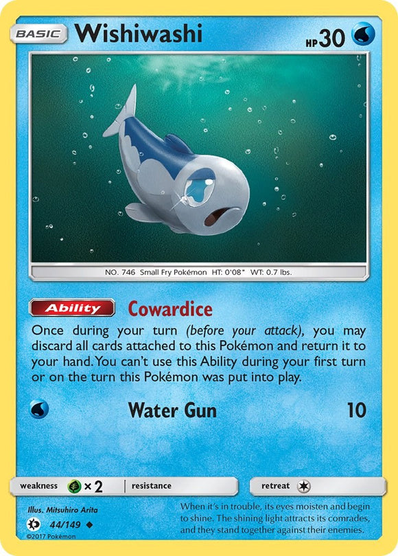 Wishiwashi [44/149] [Sun & Moon Base Set] Reverse Holofoil