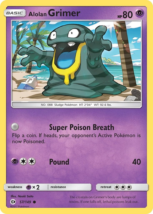 Alolan Grimer [57/149] [Sun & Moon Base Set]