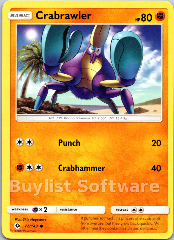 Crabrawler [72/149] [Sun & Moon Base Set]