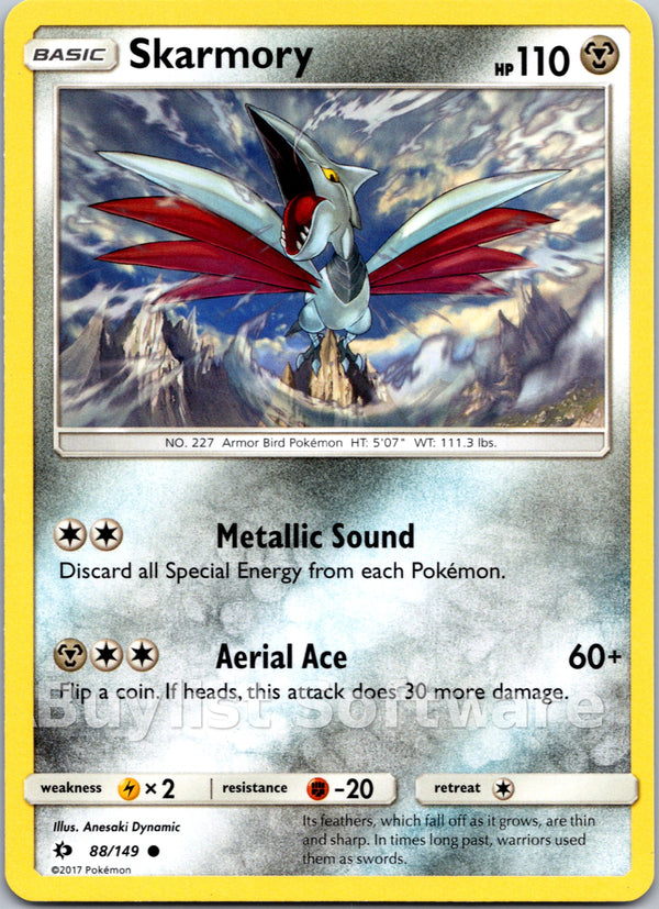 Skarmory [88/149] [Sun & Moon Base Set] Reverse Holofoil