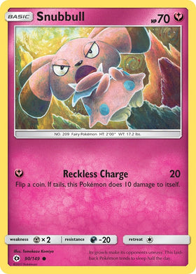 Snubbull [90/149] [Sun & Moon Base Set] Reverse Holofoil