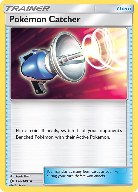 Pokemon Catcher [126/149] [Sun & Moon Base Set] Reverse Holofoil
