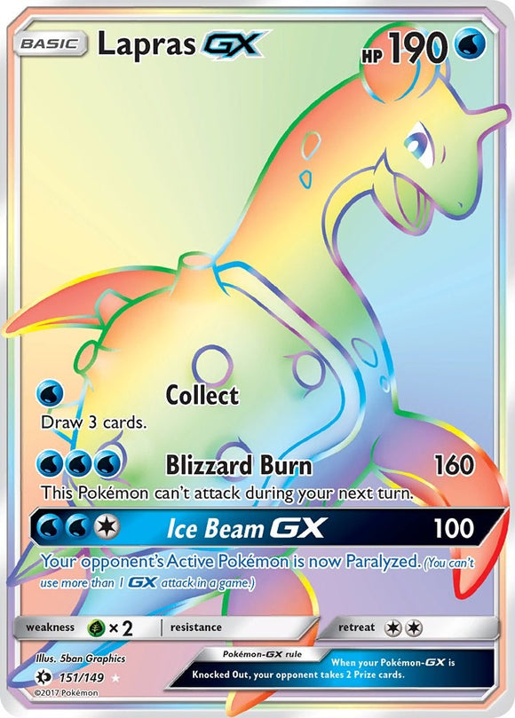 Lapras GX [151/149] [Sun & Moon Base Set] Holofoil