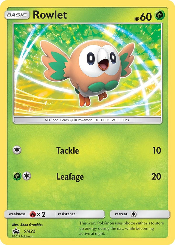 Rowlet [SM22] [Sun & Moon Promos] Holofoil