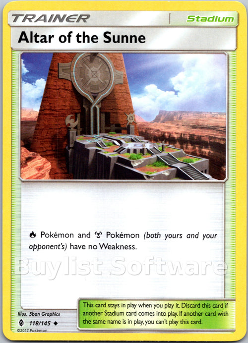 Altar of the Sunne [118/145] [Guardians Rising]