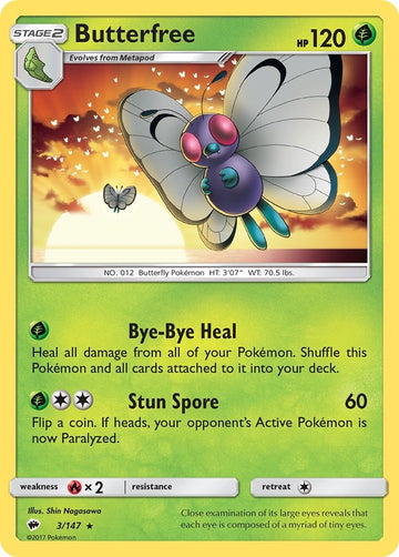 Butterfree [3/147] [Burning Shadows]