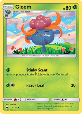 Gloom [5/147] [Burning Shadows] Reverse Holofoil